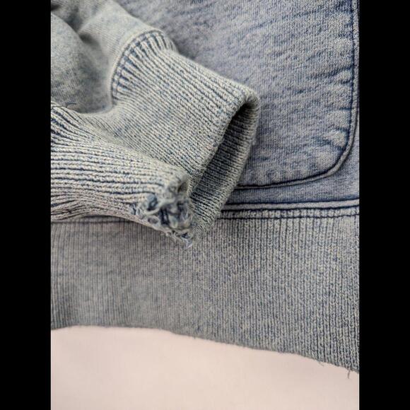 [SOLD] RRL DOUBLE RL Men's Sz XL Light Indigo Blue Shawl Collar Button Cardigan - Picture 12 of 12